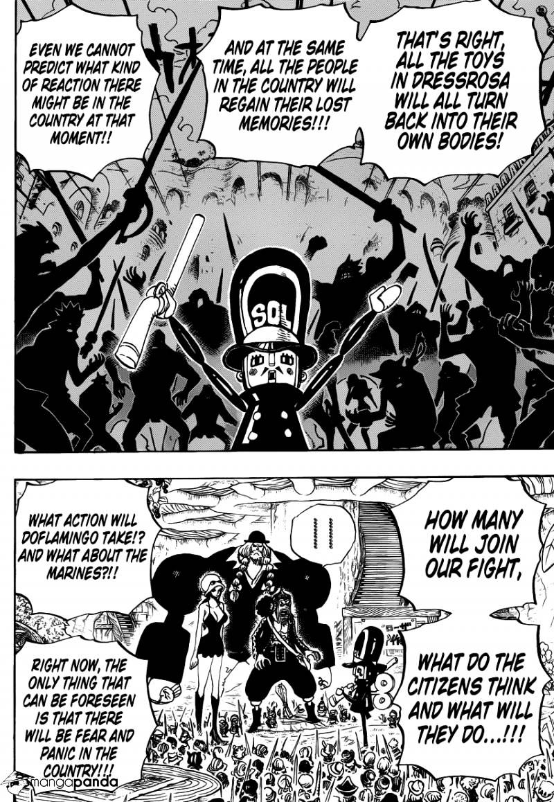 One Piece - Chapter 731 : Dressrosa Operation Sop