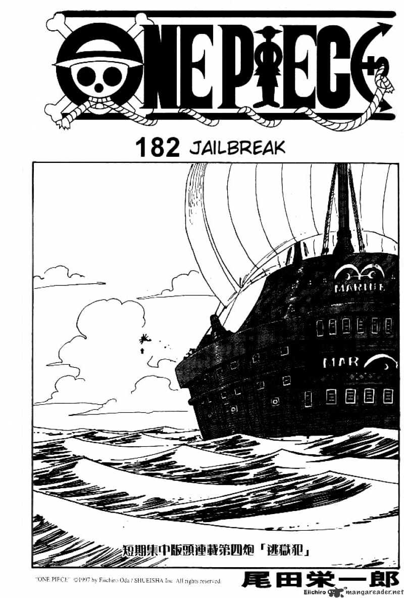 One Piece - Chapter 182 : Jailbreak