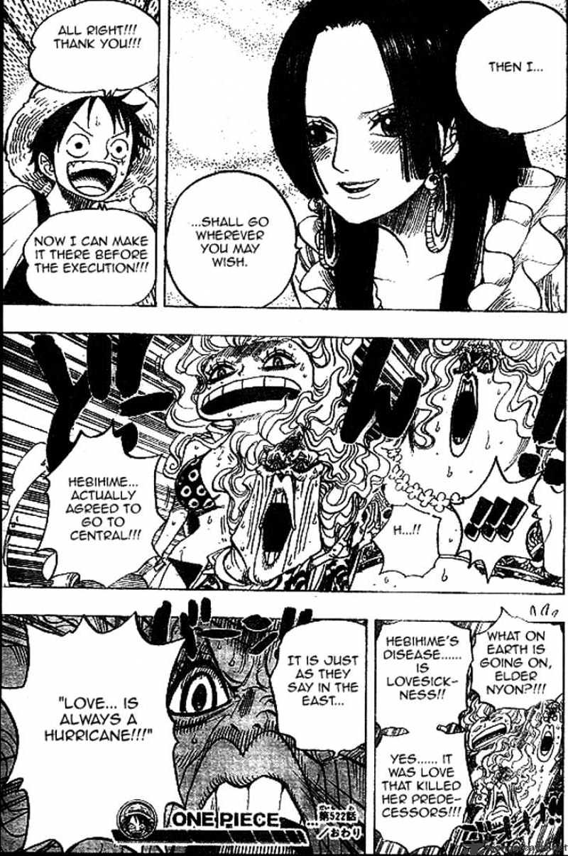 One Piece - Chapter 522 : A Fatal Disease