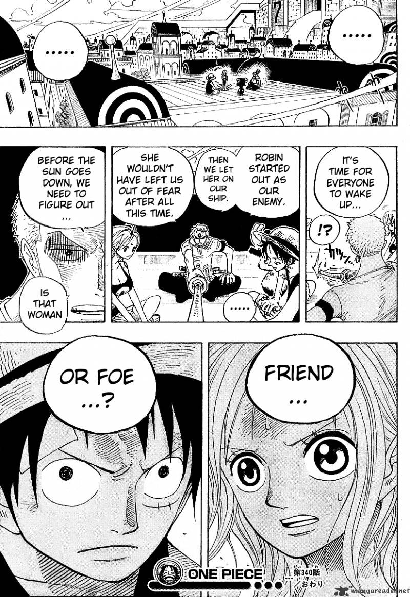 One Piece - Chapter 340 : The Woman Who Brings Darkness