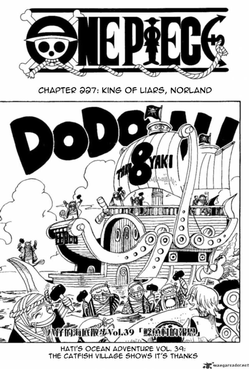 One Piece - Chapter 227 : King Of Liars, Norland