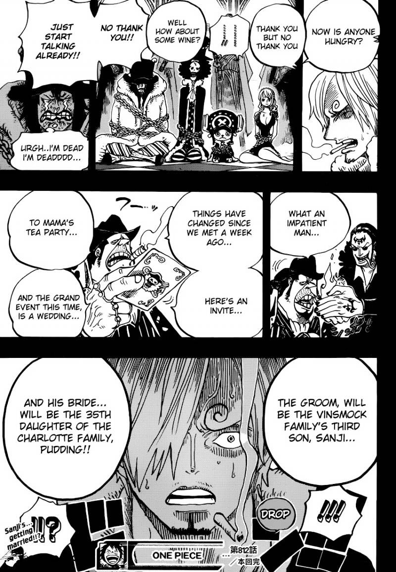 One Piece - Chapter 812 : Capone "Gang" Bege