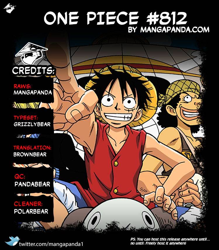 One Piece - Chapter 812 : Capone "Gang" Bege