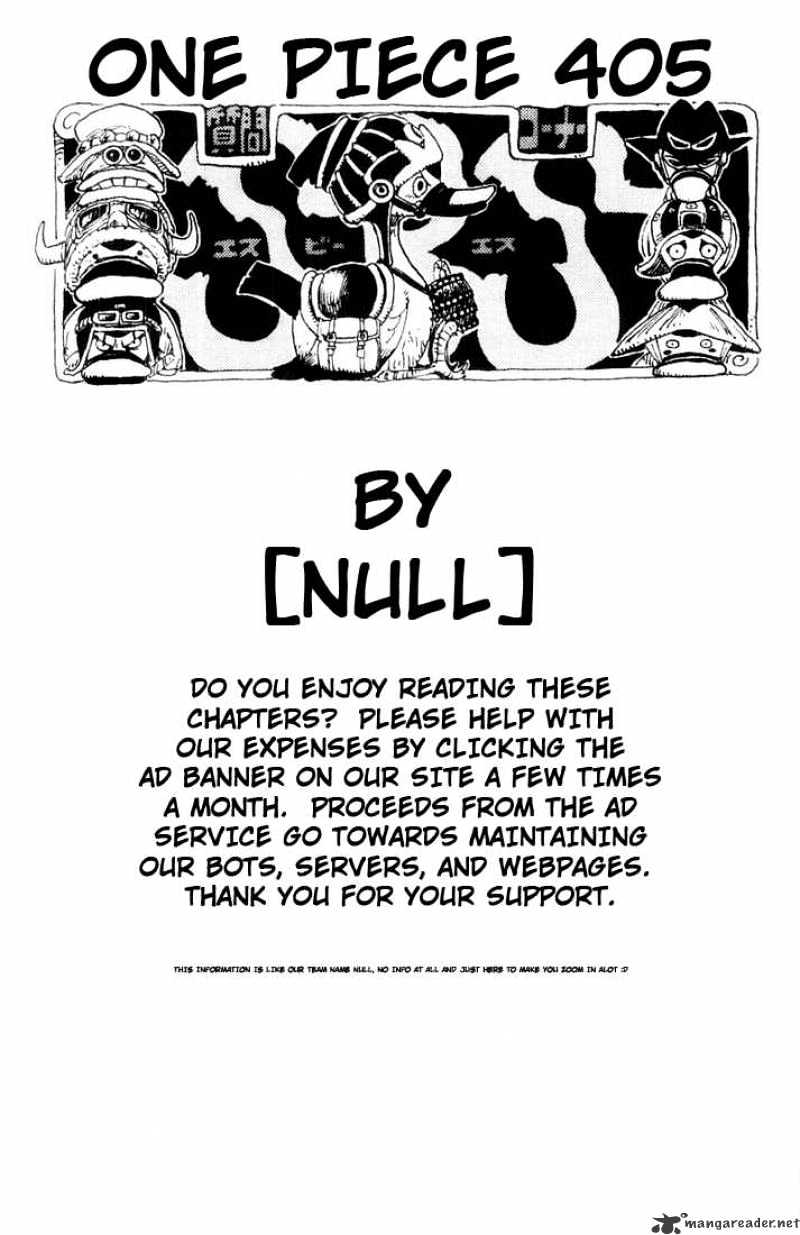 One Piece - Chapter 405 : Power