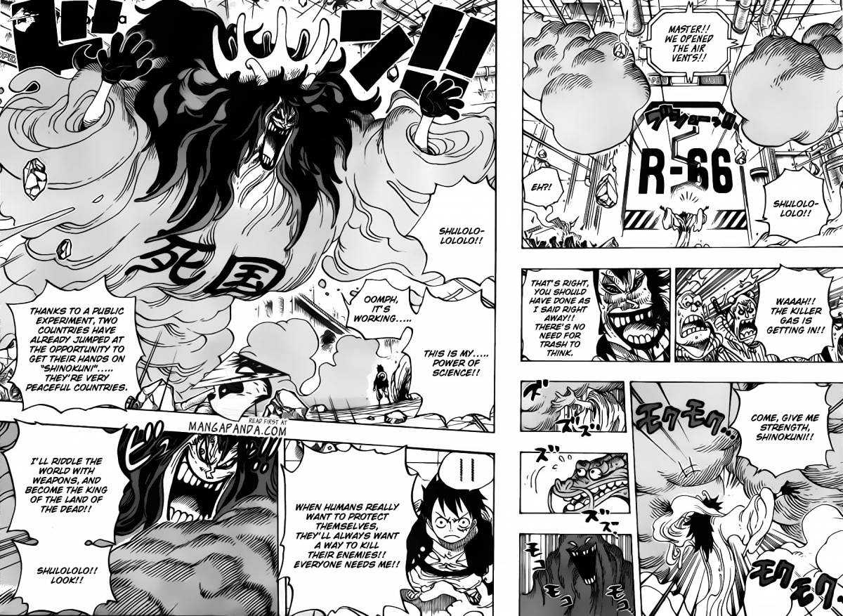 One Piece - Chapter 691 : The King Of The Land Of Death.