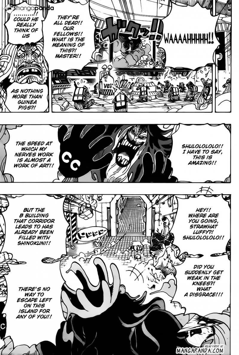 One Piece - Chapter 691 : The King Of The Land Of Death.