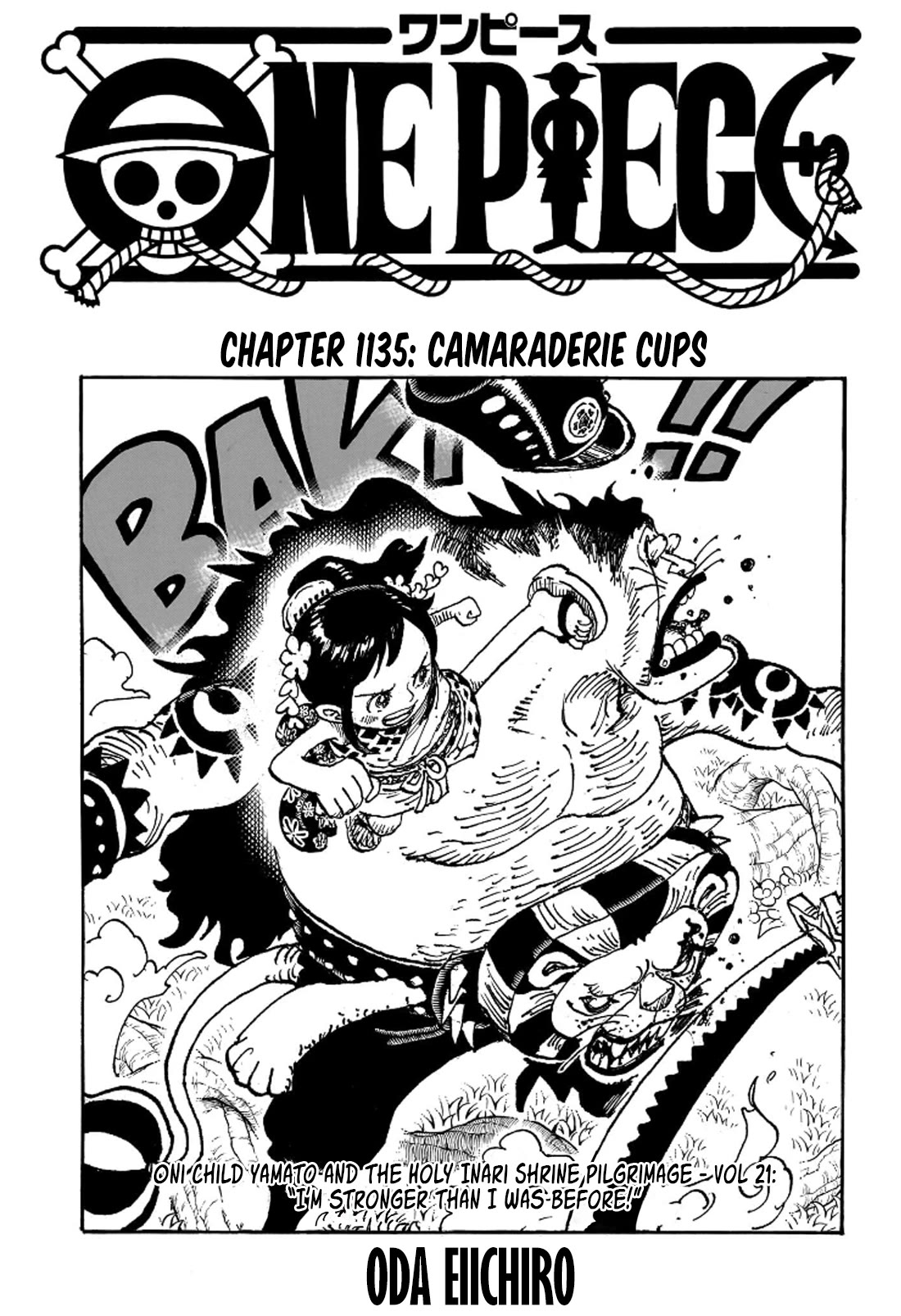 One Piece - Chapter 1135: Camaraderie Cups