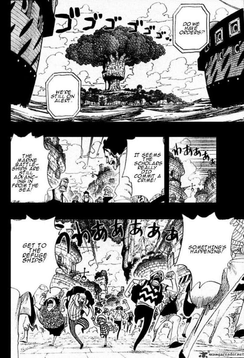 One Piece - Chapter 395 : Ohara Vs The World Government