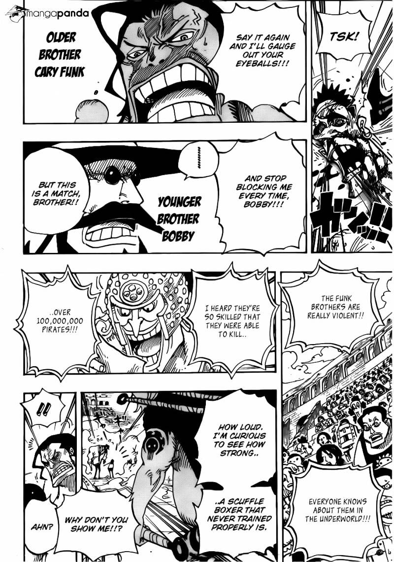 One Piece - Chapter 715 : Violent Fight In Block C