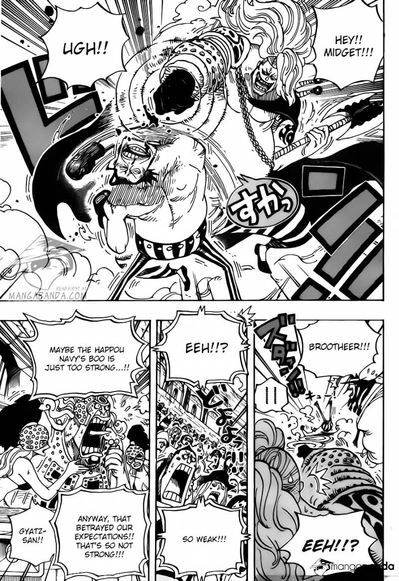 One Piece - Chapter 715 : Violent Fight In Block C