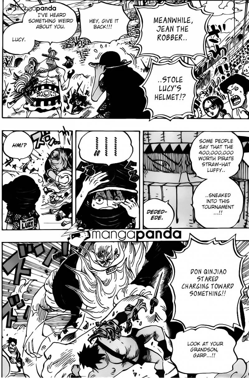 One Piece - Chapter 715 : Violent Fight In Block C