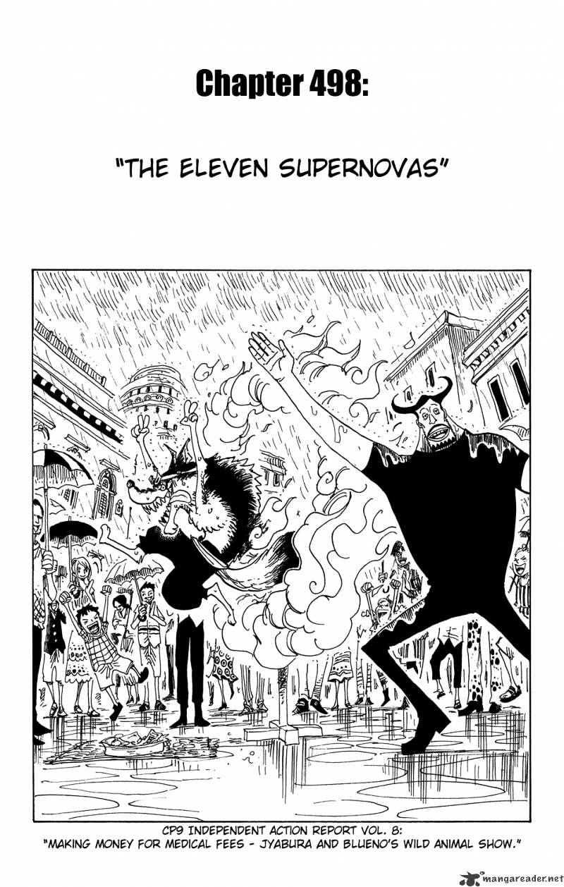 One Piece - Chapter 498 : The Eleven Supernovas