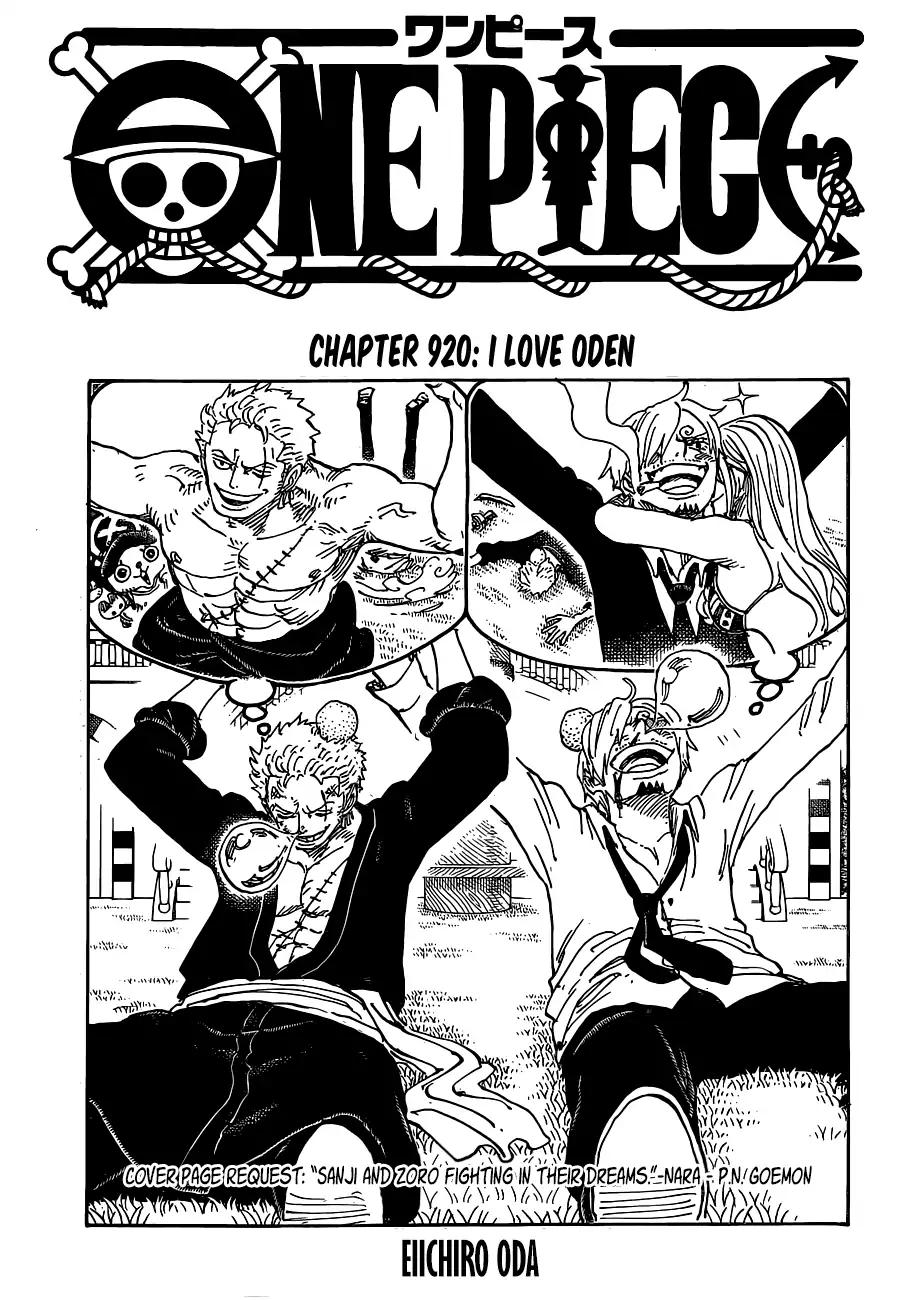 One Piece - Chapter 920