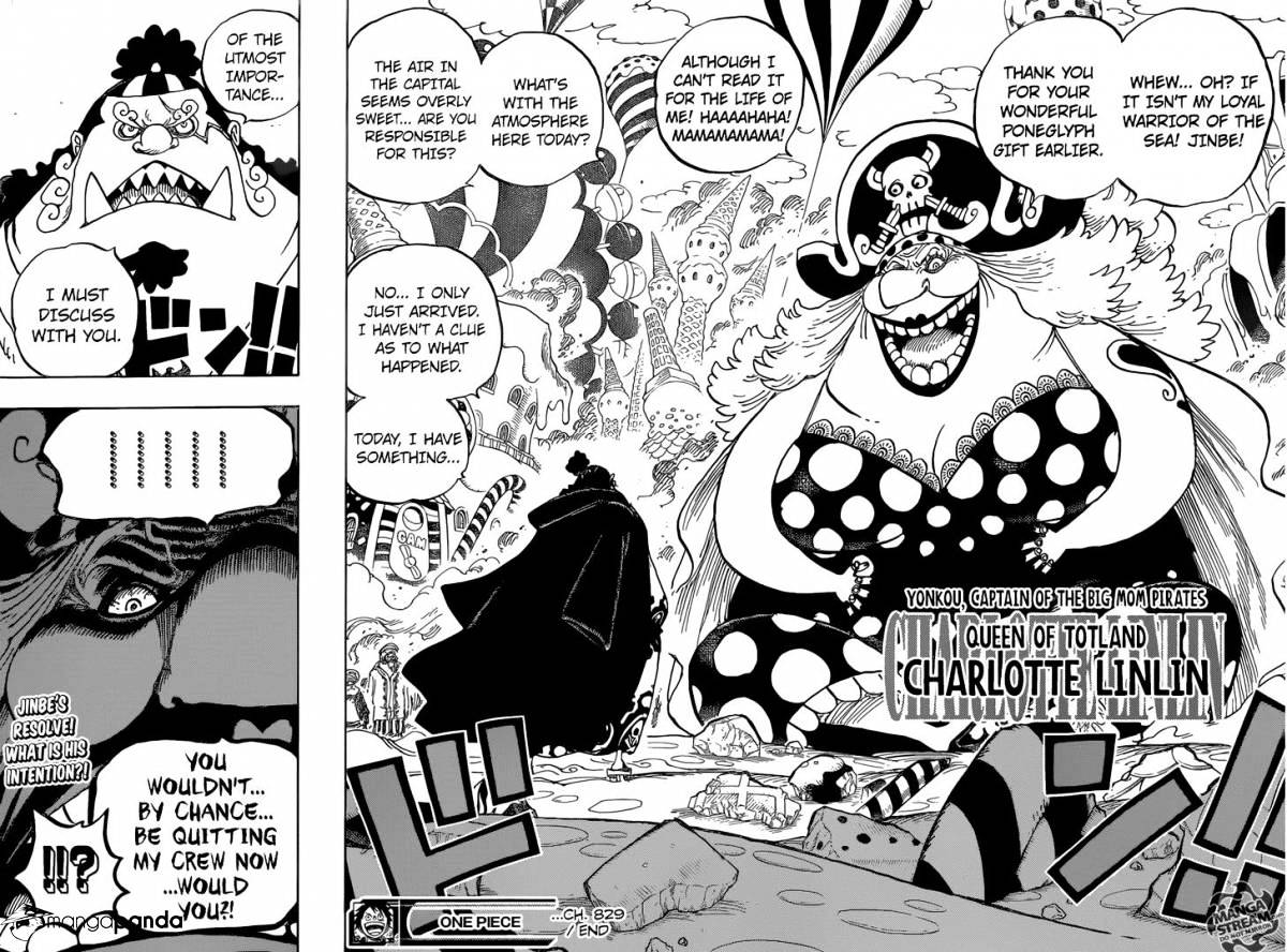 One Piece - Chapter 829 : The Yonkou, Charlotte Linlin The Pirate