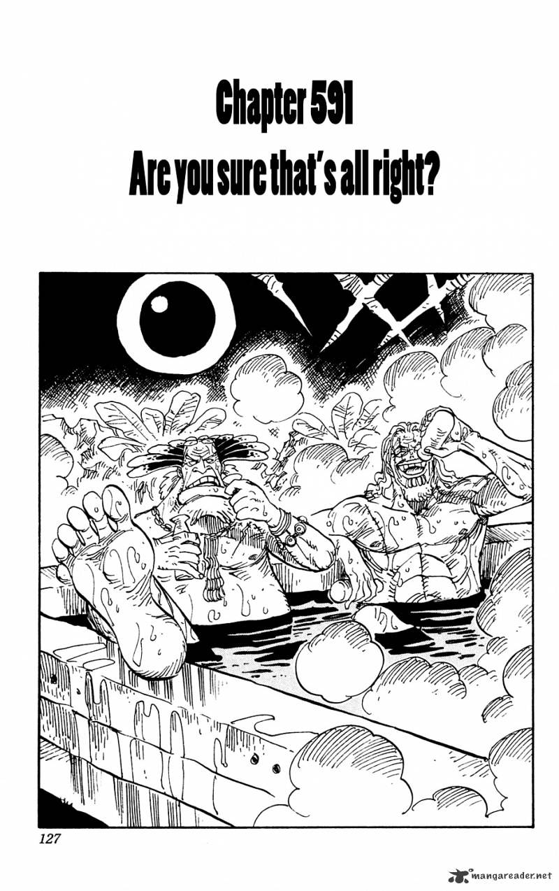 One Piece - Chapter 591 : You Sure Thats Alright?