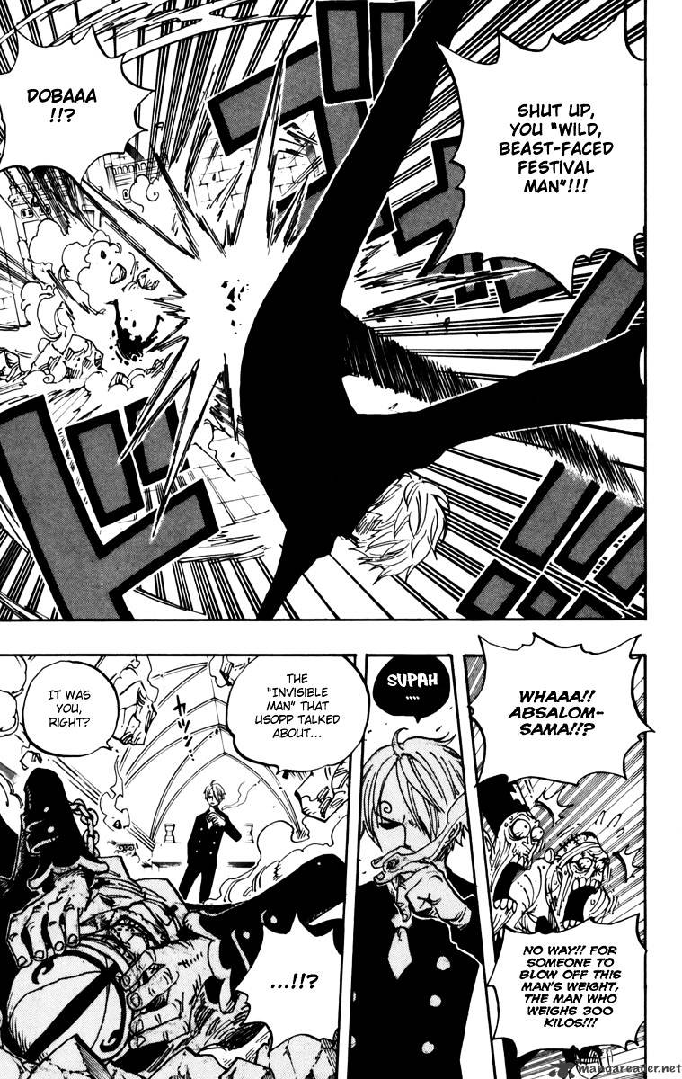 One Piece - Chapter 463 : Pirate Sanji Vs. Mystrious Absalom