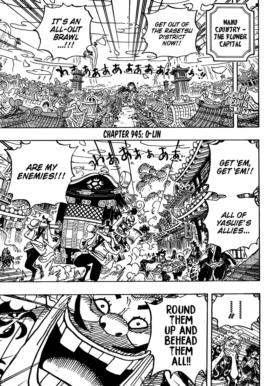 One Piece - Chapter 945: O-Lin