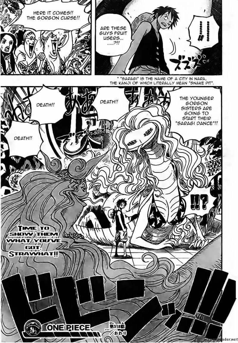 One Piece - Chapter 518 : Battle Arena