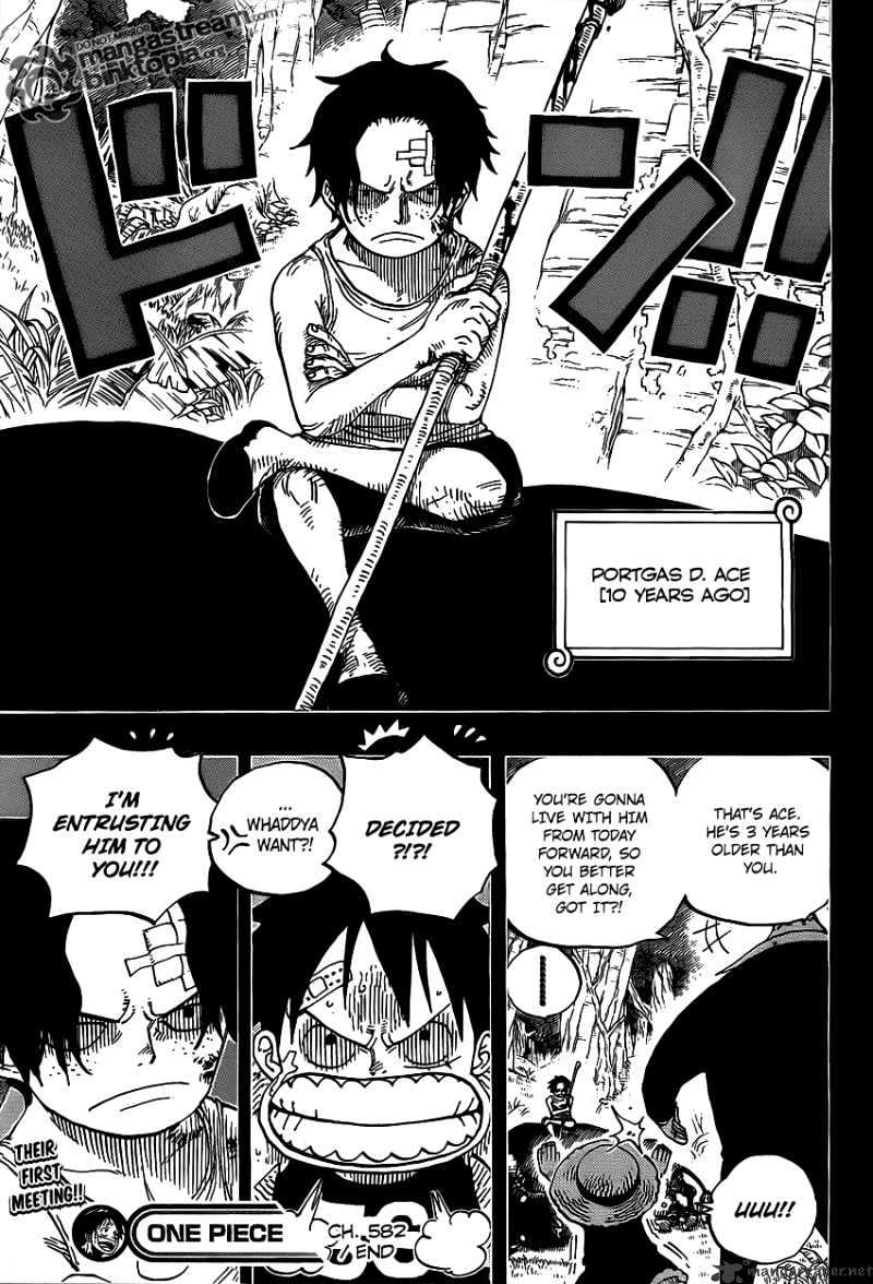 One Piece - Chapter 582 : Luffy And Ace