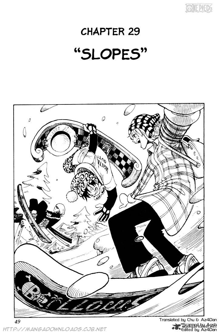 One Piece - Chapter 29 : The Slope