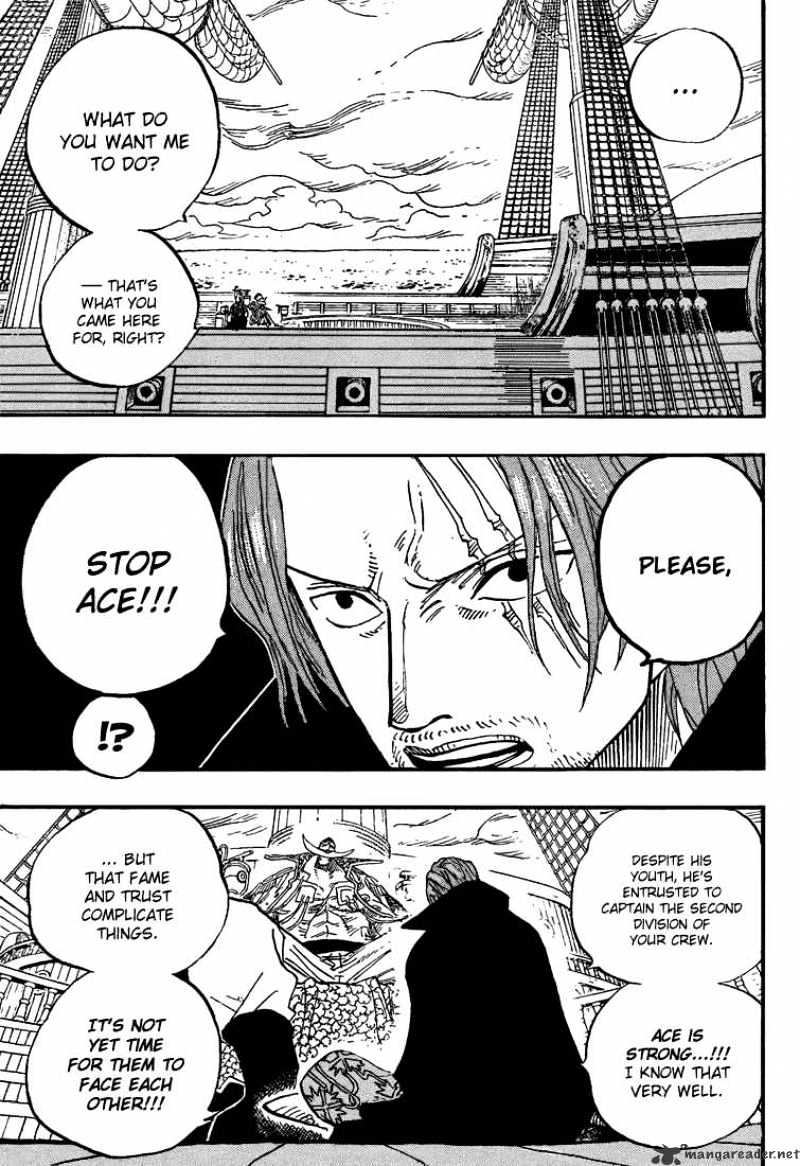 One Piece - Chapter 434 : Whitebeard And Redhaired