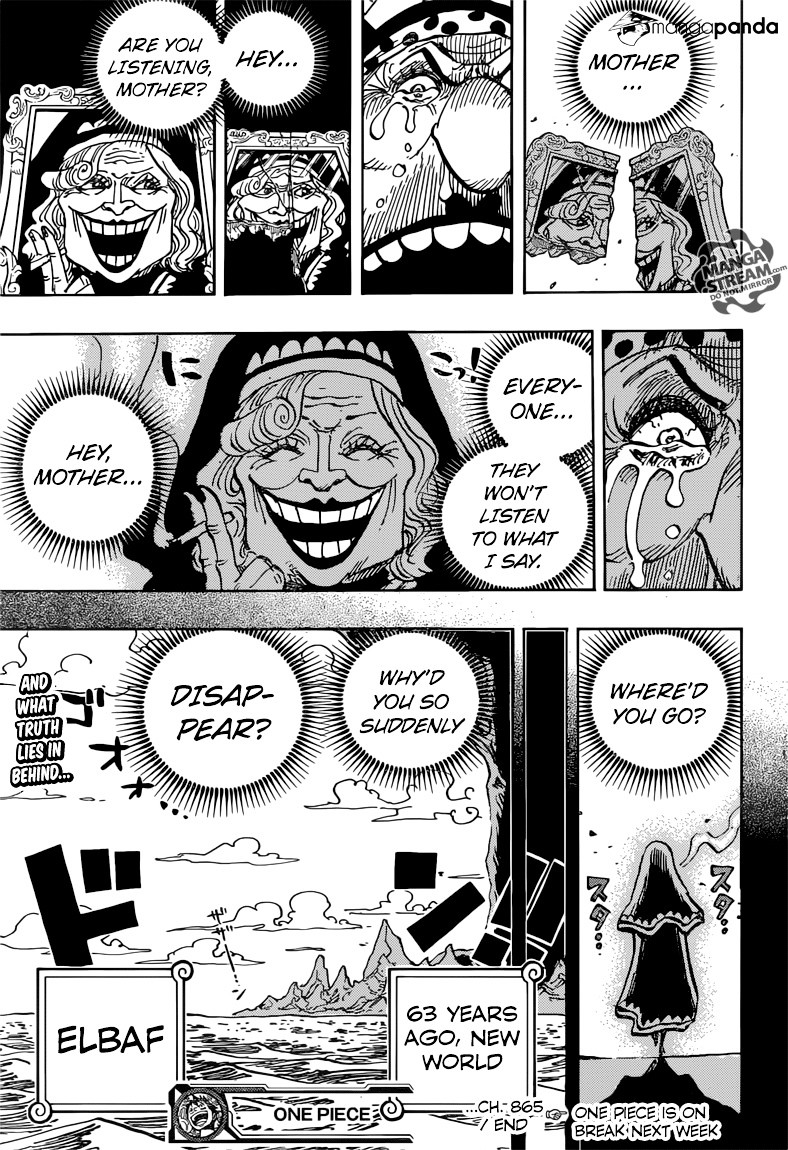 One Piece - Chapter 865 : Hey Mother