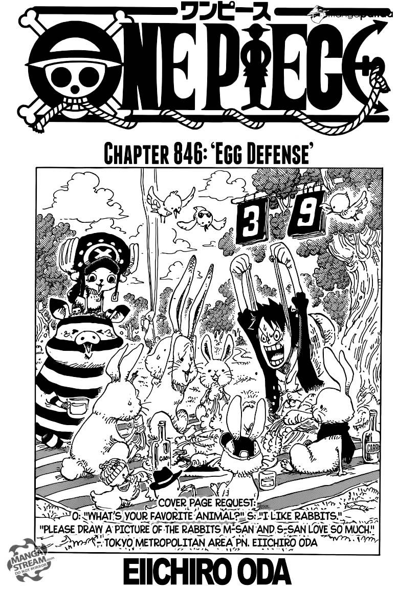 One Piece - Chapter 846 : Egg Defense