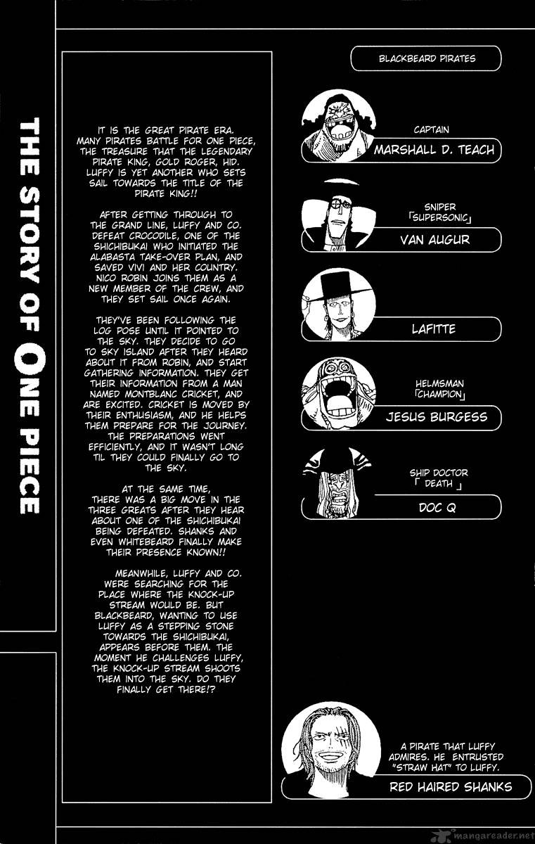 One Piece - Chapter 237 : Up In The Sky