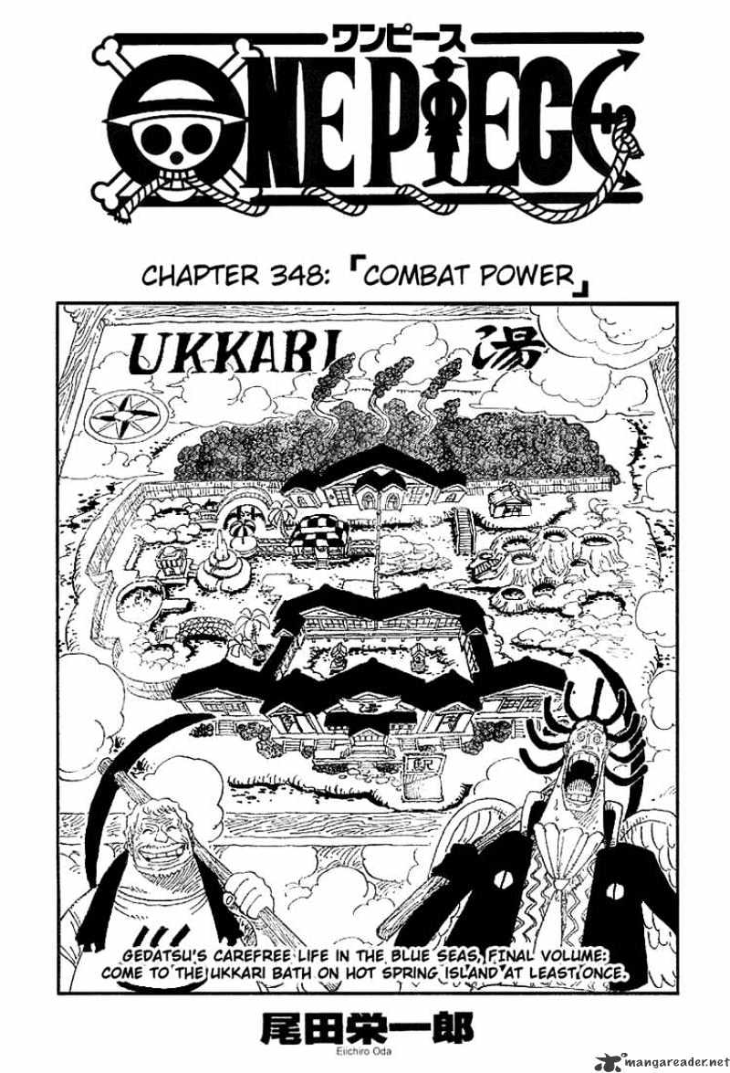 One Piece - Chapter 348 : Combat Power