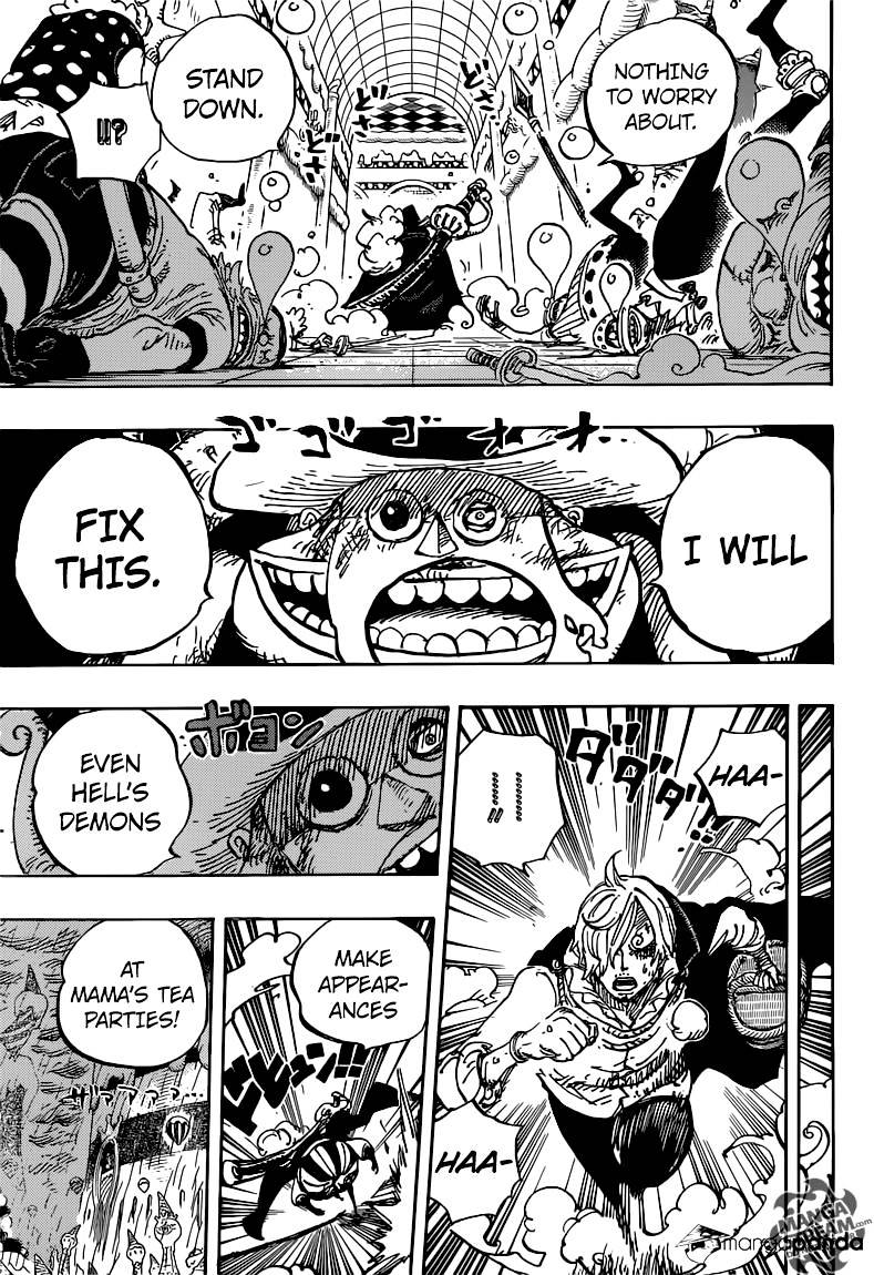 One Piece - Chapter 855 : Grrrrooowwll!!