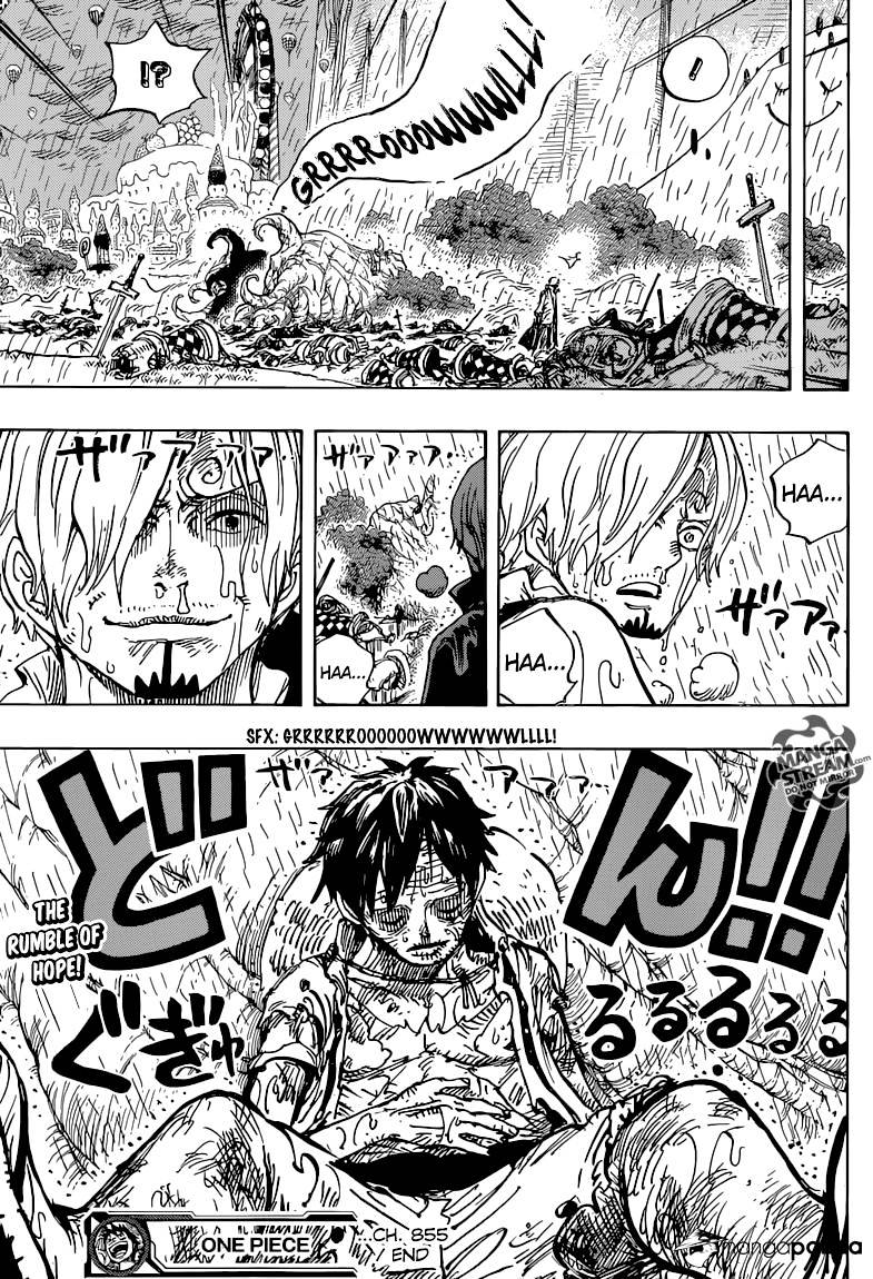 One Piece - Chapter 855 : Grrrrooowwll!!