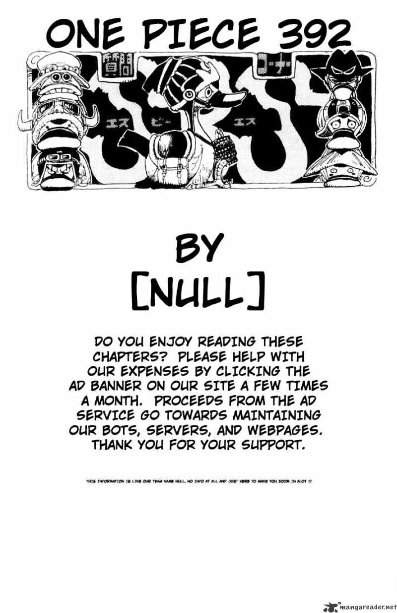 One Piece - Chapter 392 : Dereshi