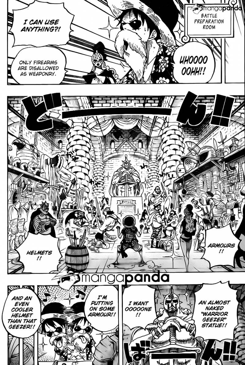 One Piece - Chapter 704 : The Statue Of Kyros And Lucy.