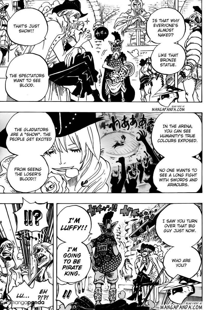 One Piece - Chapter 704 : The Statue Of Kyros And Lucy.