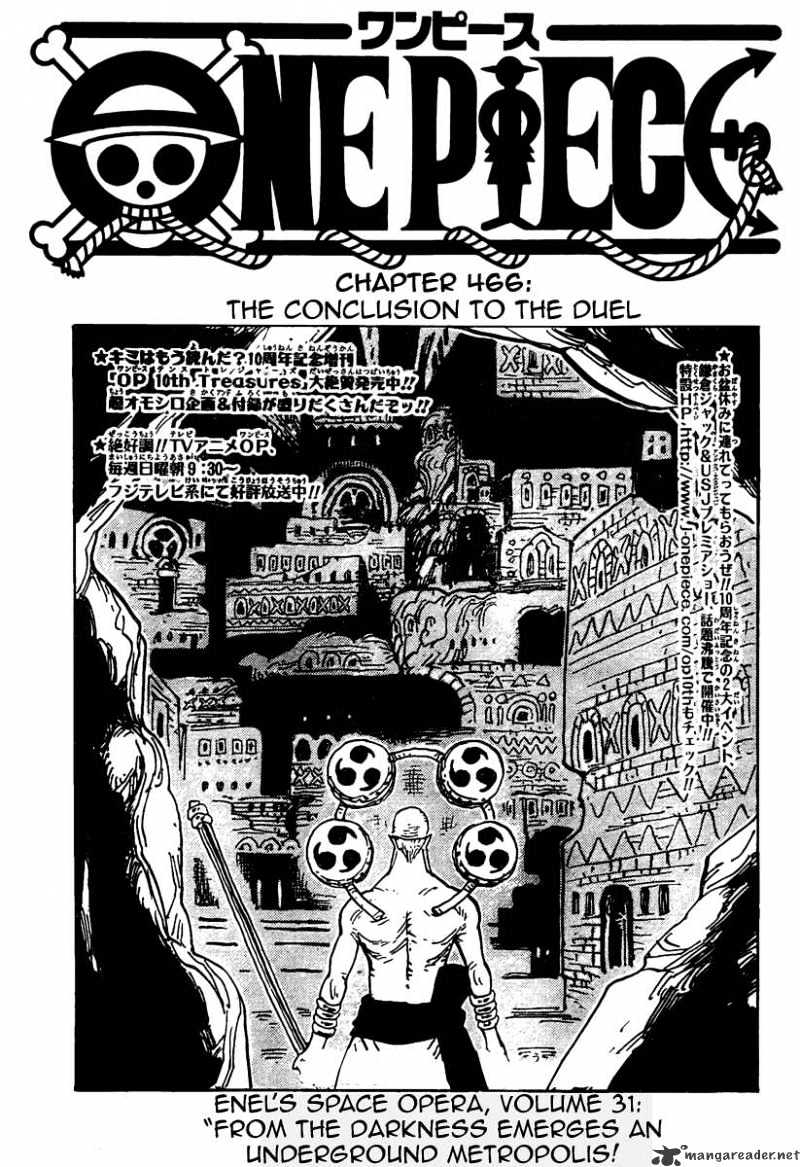 One Piece - Chapter 466 : The Conclusion To The Duel