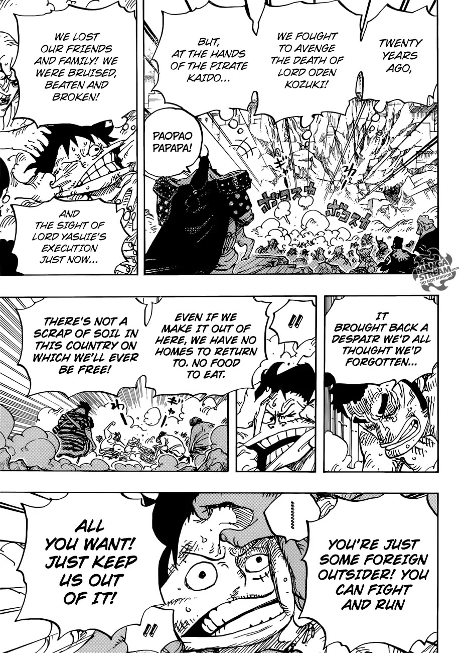 One Piece - Chapter 948: Kawamatsu The Kappa Appears