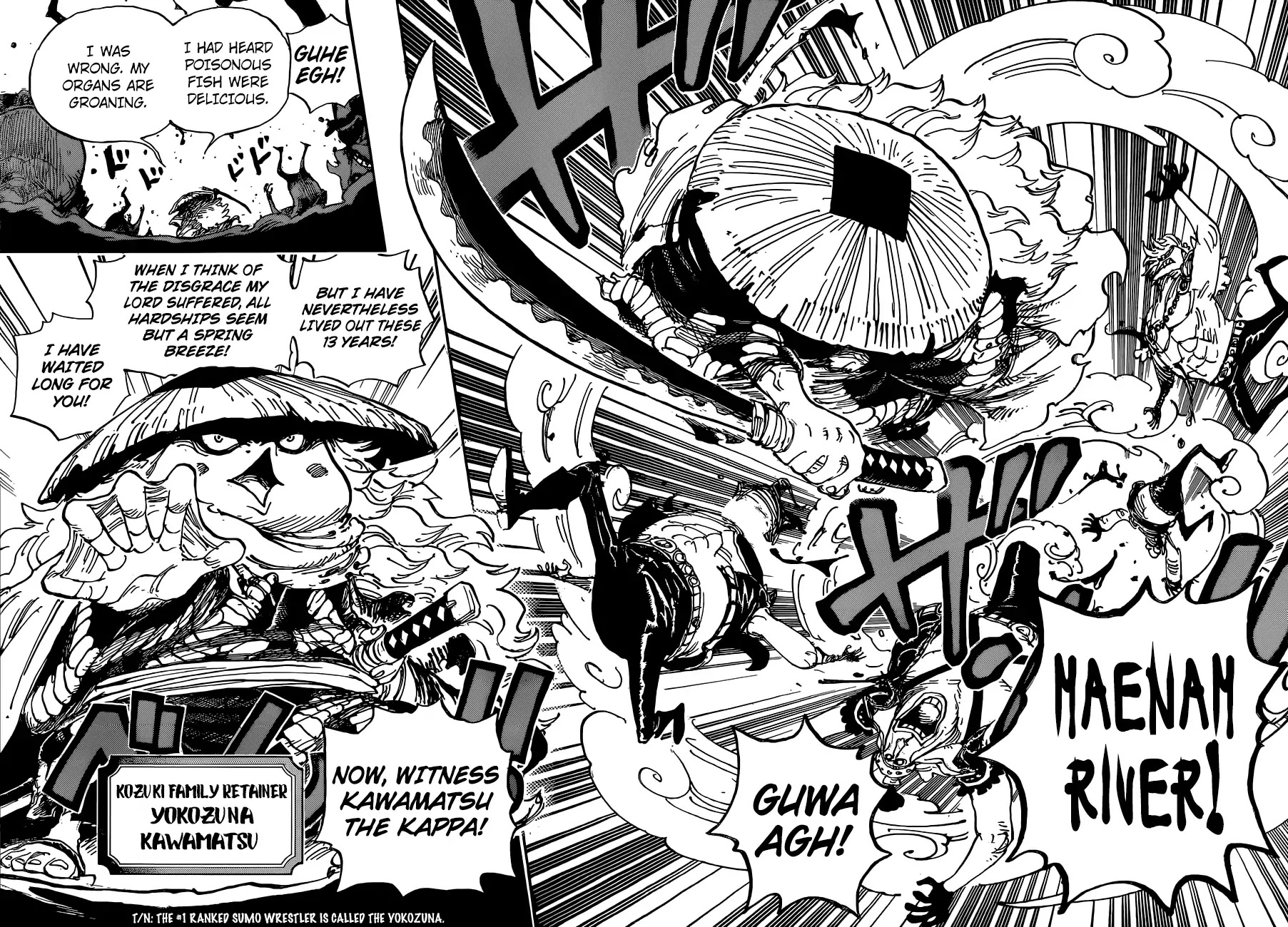 One Piece - Chapter 948: Kawamatsu The Kappa Appears