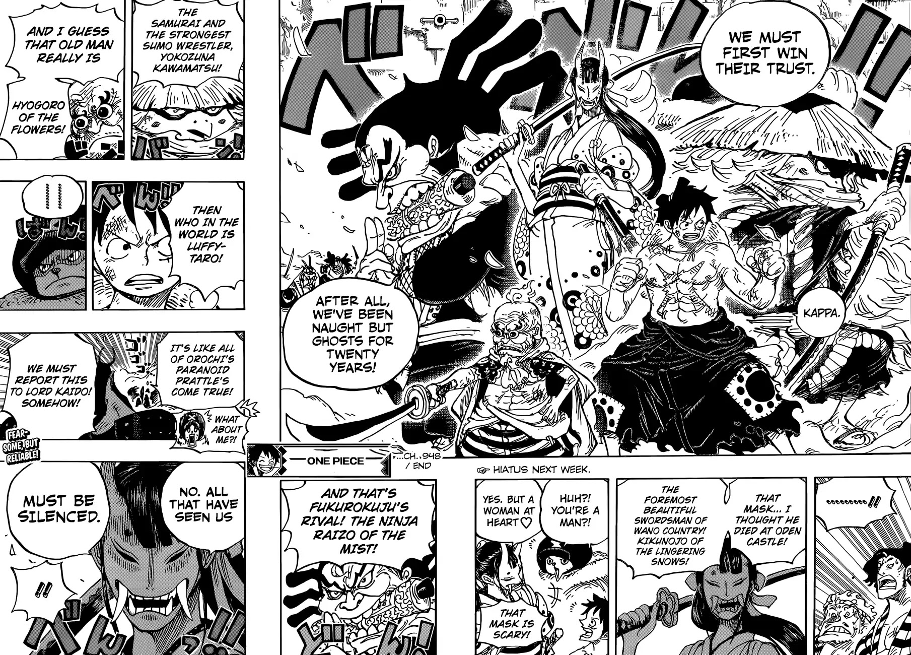 One Piece - Chapter 948: Kawamatsu The Kappa Appears