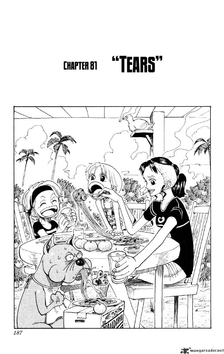 One Piece - Chapter 81 : Tears