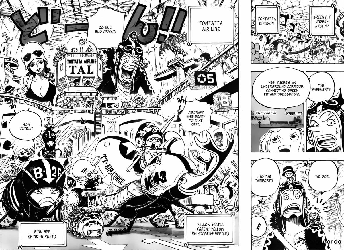 One Piece - Chapter 718 : The Riku Kingdom Army Of The Flower Garden