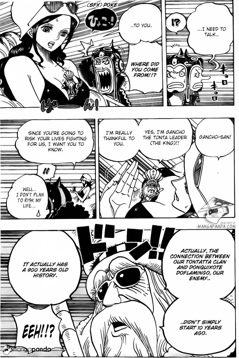 One Piece - Chapter 718 : The Riku Kingdom Army Of The Flower Garden