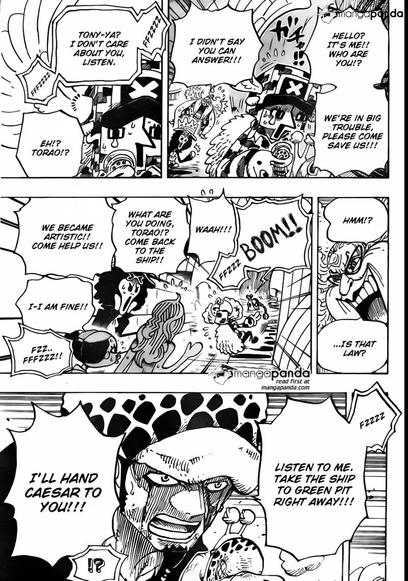 One Piece - Chapter 718 : The Riku Kingdom Army Of The Flower Garden