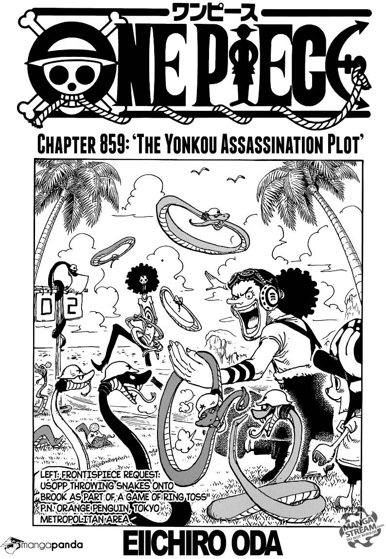 One Piece - Chapter 859 : The Yonkou Assasination Plot