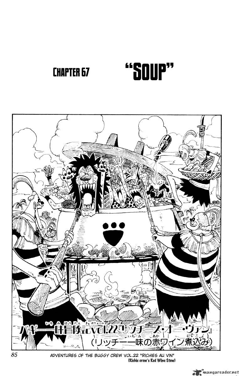 One Piece - Chapter 67 : Soup