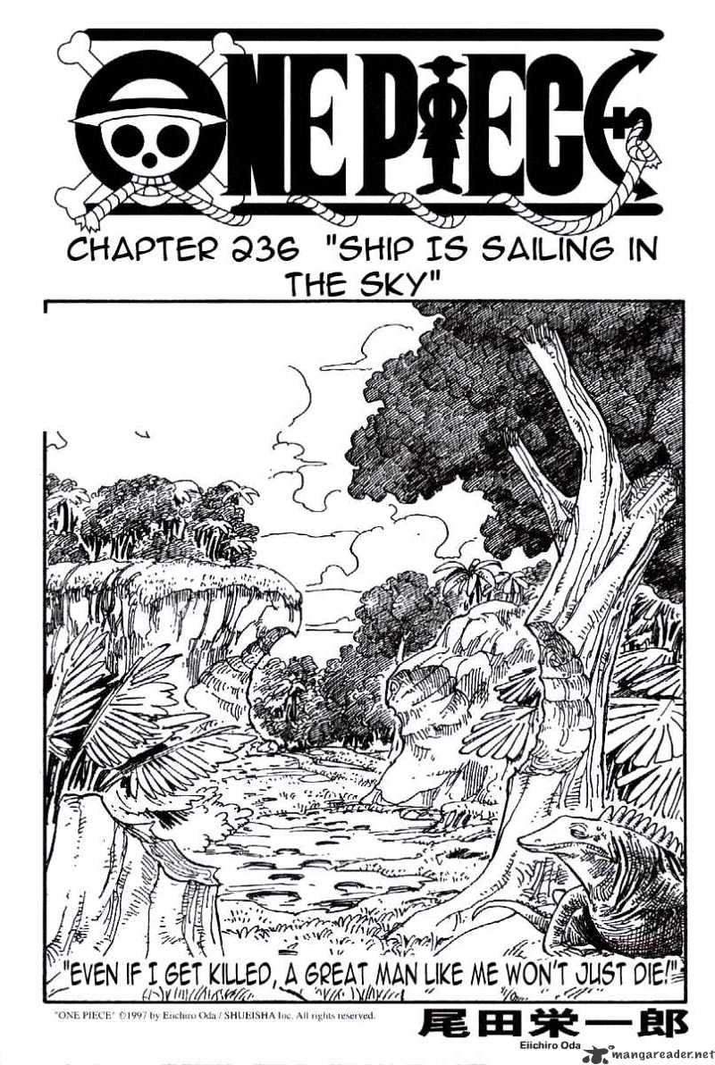 One Piece - Chapter 236 : Ship Is Sailing In The Sky