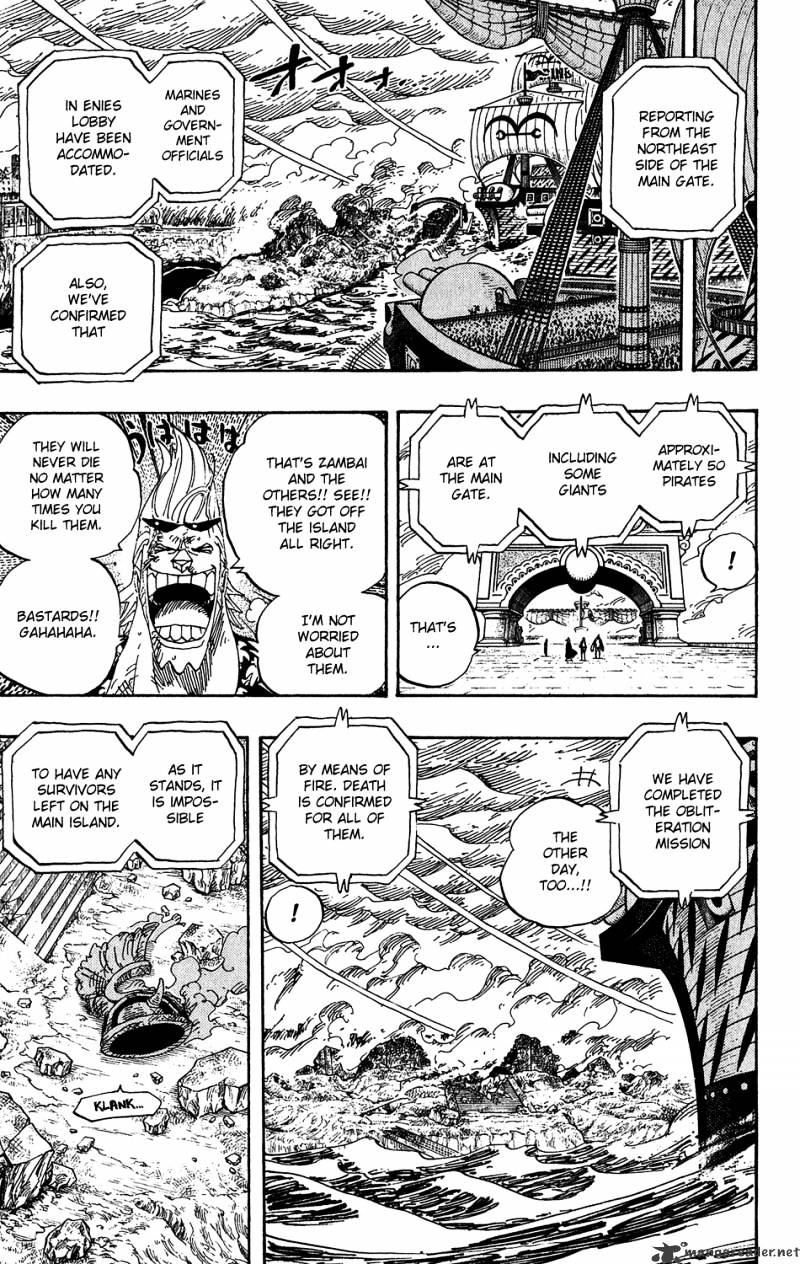 One Piece - Chapter 425 : The Bridge Of Struggle