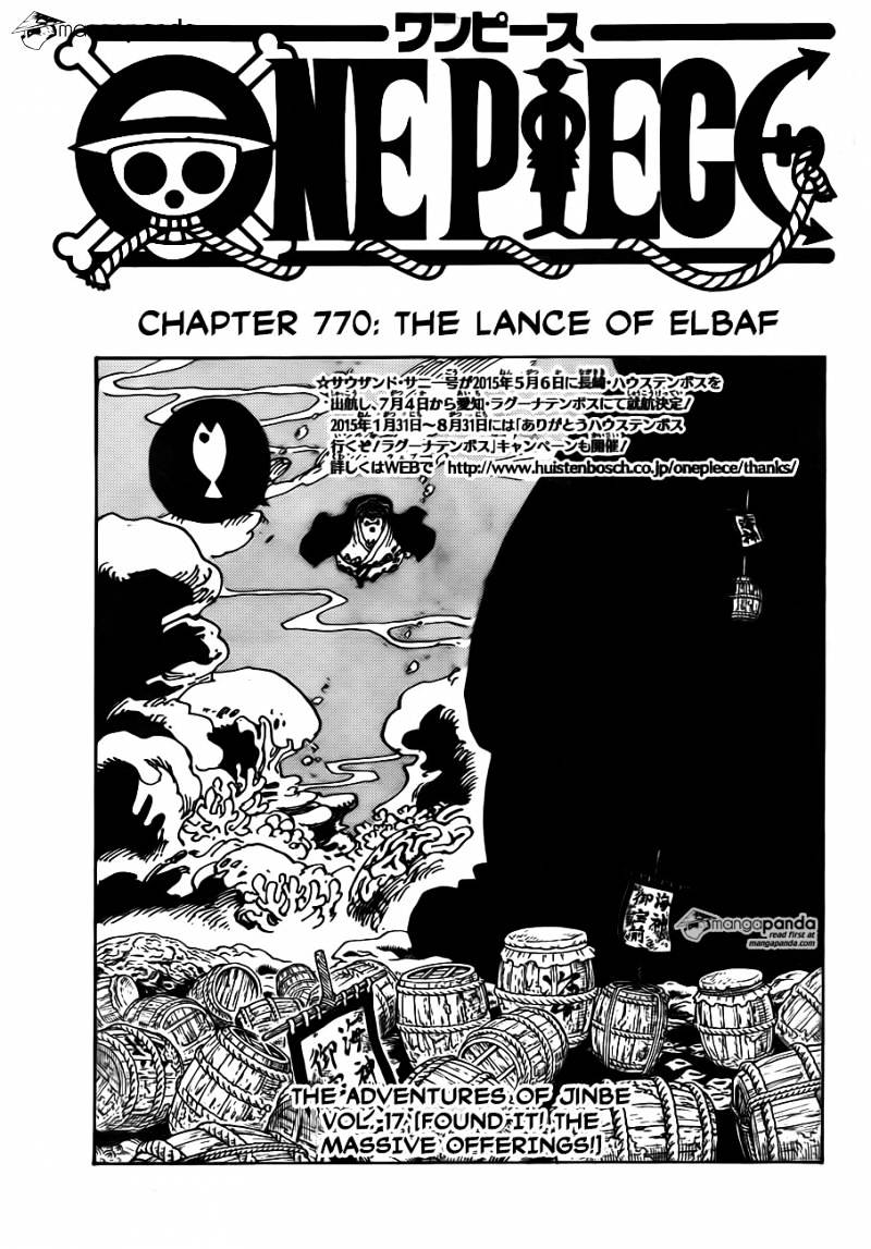 One Piece - Chapter 770 : The Lance Of Elbaf