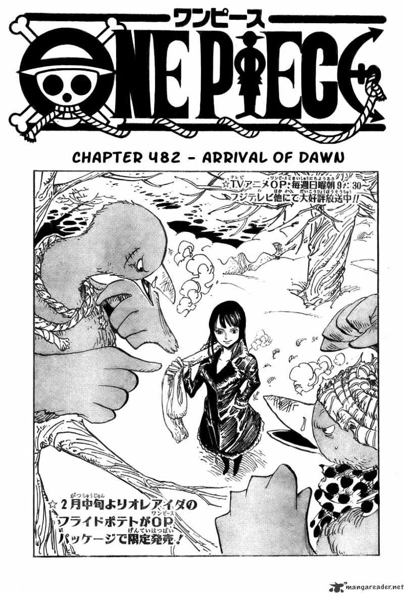 One Piece - Chapter 482 : Arrival Of Dawn