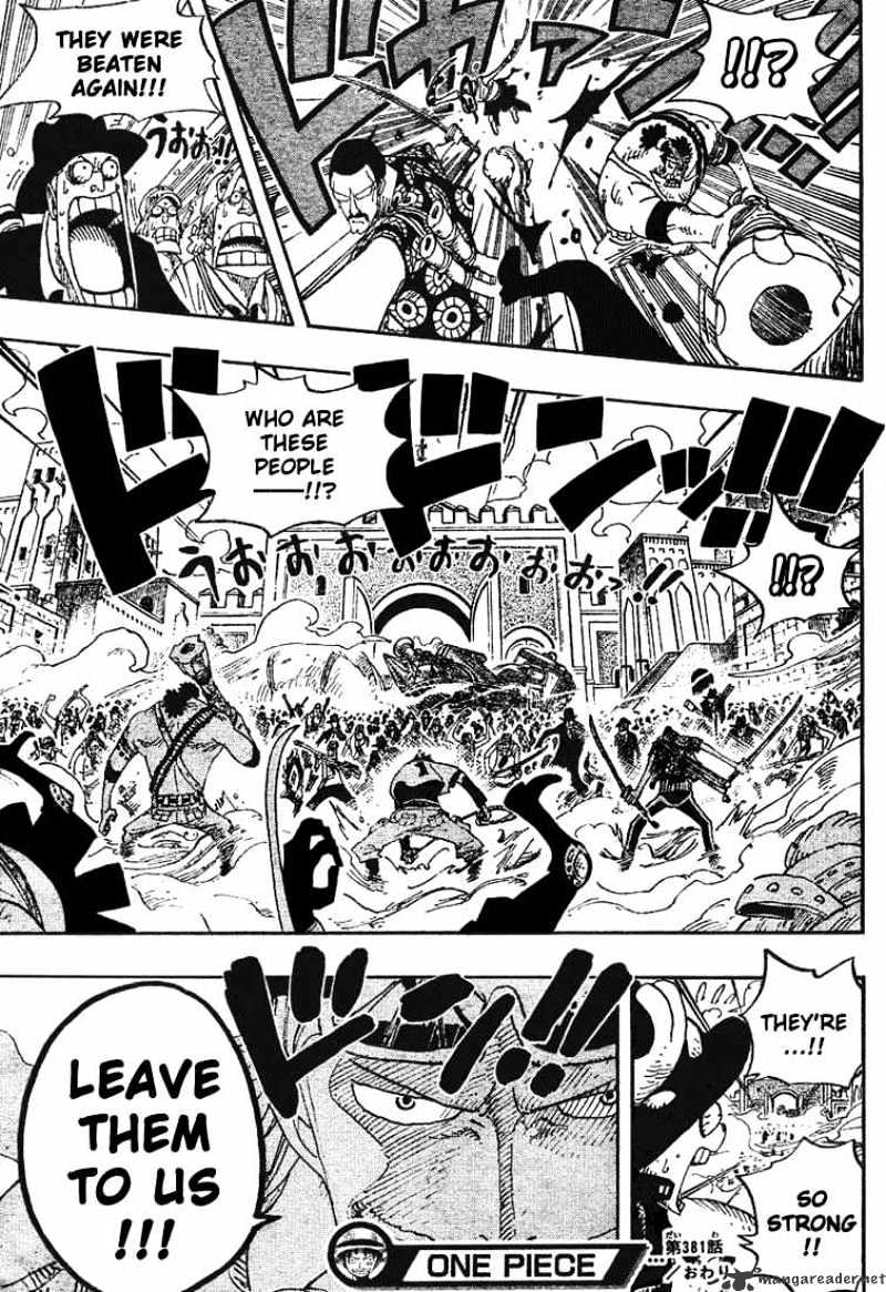 One Piece - Chapter 381 : Fired!