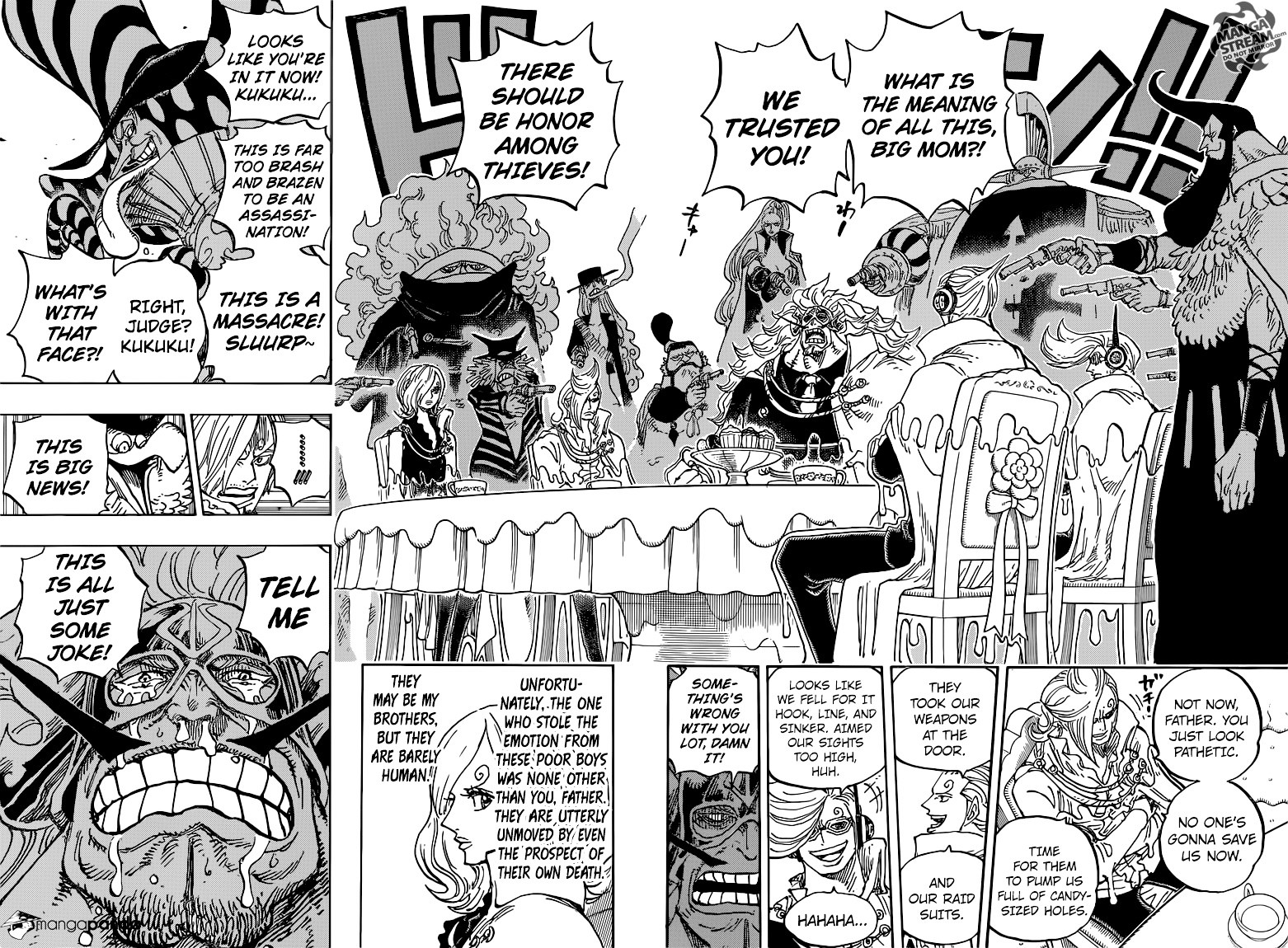 One Piece - Chapter 864 : The Vinsmoke Family Slaughter Plot